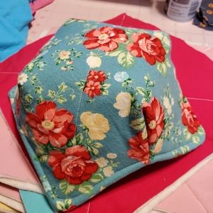 Handmade 100% Cotton Bright Floral Bowl Cozies